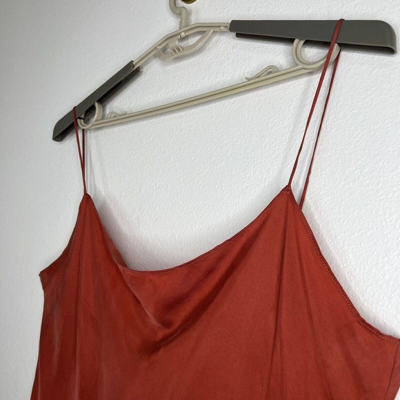 J. Crew Wildfire Red Gwen Sleeveless Cupro Slip Dress Plus Size 18 NWT BI679 - Picture 5 of 13